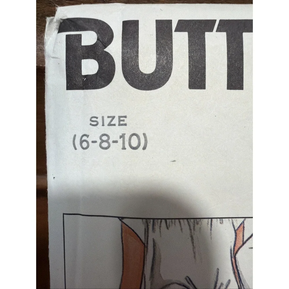 Vintage Butterick Sewing Pattern 4804 Sizes 6, 8, 10